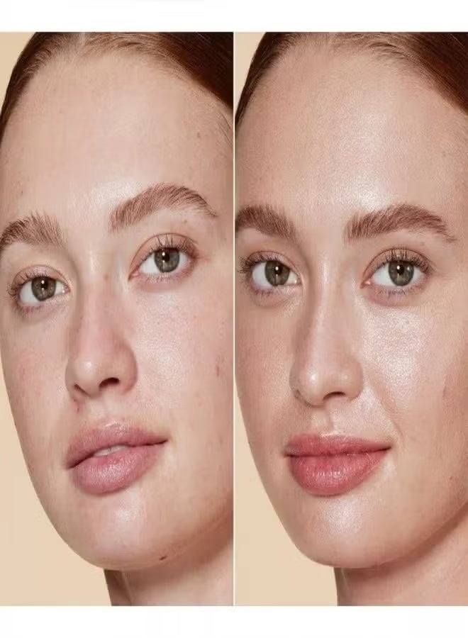 إلف إي.إل.إف هالو جلو ليكويد فيلتر كومبليكشن بوستر – الدرجة 3.5 متوسط، 31.5 مل | مكياج سائل مرطب ومضيء مع حمض الهيالورونيك، إشراقة ناعمة، نباتي وخالٍ من التجارب على الحيواناتe.l.f. Halo Glow Liquid Filter Complexion Booster in Shade 3.5 Medium is an illuminating, hydrating liquid makeup designed to deliver a radiant, soft-focus glow while nourishing skin. Infused with Hyaluronic Acid, this lightweight formula helps boost moisture, smooth skin texture, and subtly blur imperfections for a naturally luminous finish. The buildable coverage evens skin tone and enhances your complexion without feeling heavy or cakey. Vegan and cruelty-free, this complexion booster can be worn alone for a fresh glow or layered under foundation as a radiant, hydrated base. Ideal for medium skin tones seeking a luminous, healthy look. - Image 2